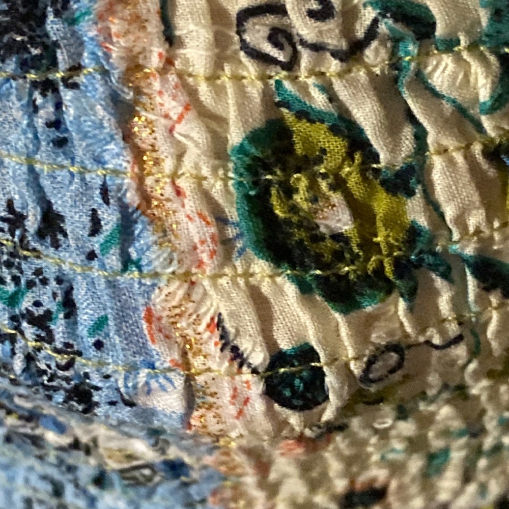 Solitaire Multicolor Patchwork A-Line Skirt - image 7